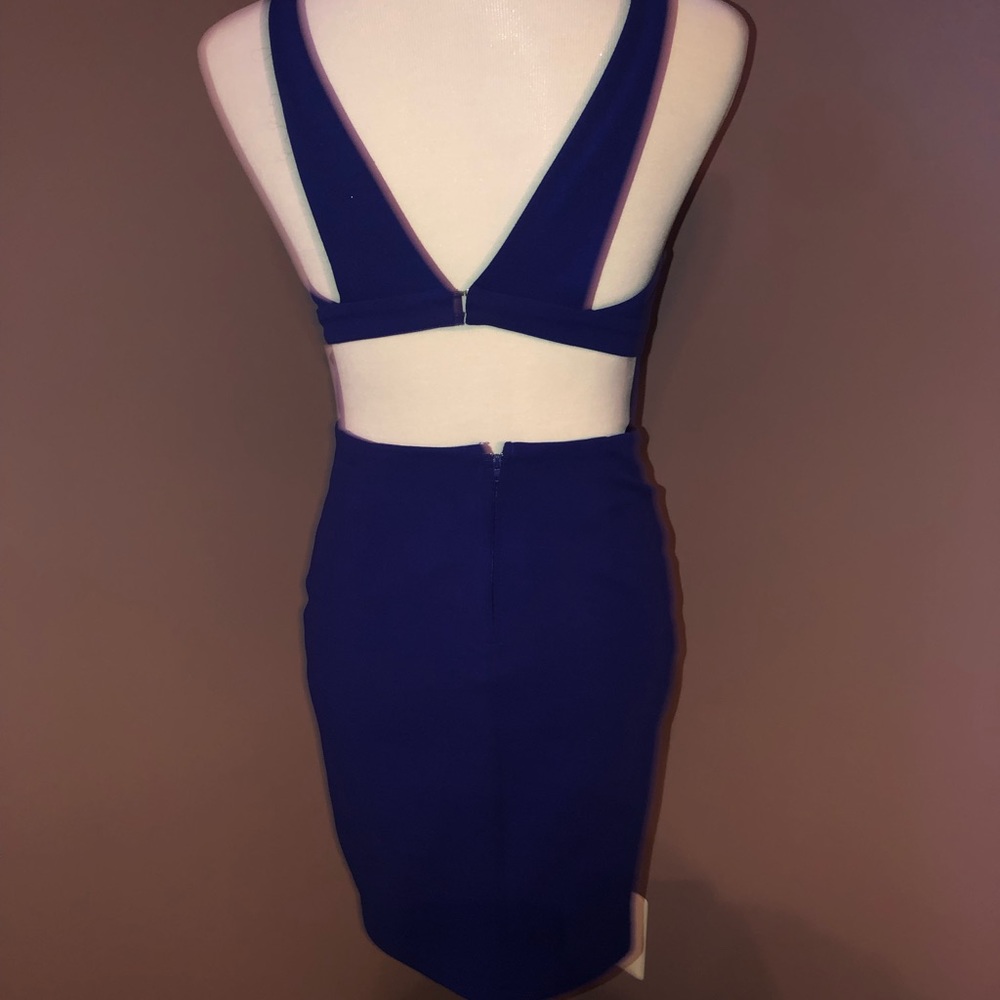 Royal blue bodycon dress - Picture 2 of 2